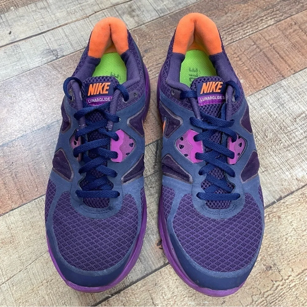 Nike Lunarglide 3 Size 8 Running Shoes Sneakers Lunarlon Athletic Track